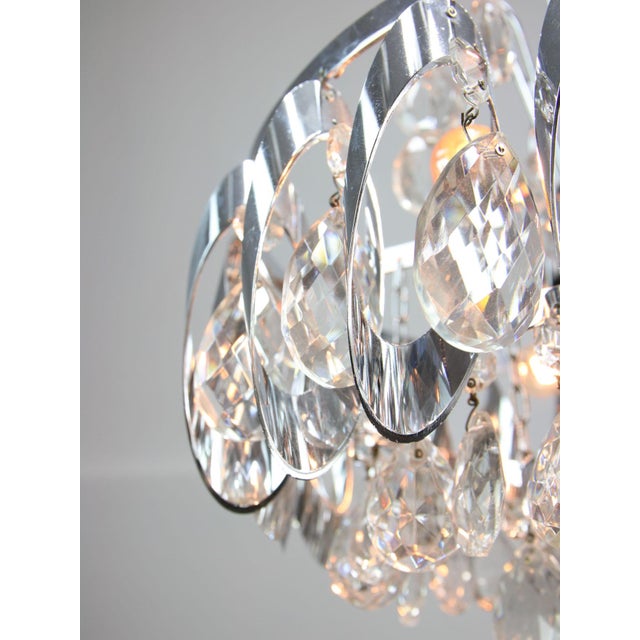 Vintage Viennese Crystal Chandeliers, 1970s, Set of 2 For Sale - Image 11 of 18