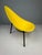 Yellow Fiberglass Tripod Lounge Chair by Ed Merat, France, 1956 For Sale - Image 6 of 13