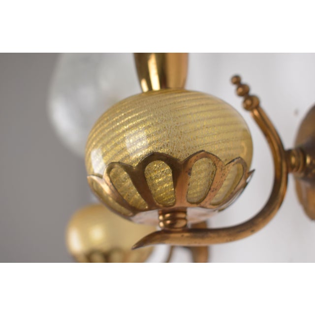 Vintage Wall Lamps from Barovier & Toso, 1940s, Set of 2 For Sale - Image 3 of 15