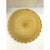 Amber "budino" murano glass flush mount with graniglia. traditional venetian working of murano glass. white metal frame.5...