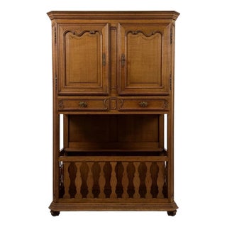 Antique French Oak Cupboard, 1900s For Sale
