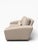 Theodore Alexander Contemporary Taupe Leather Lounge Chair With Brass Accents For Sale - Image 9 of 16