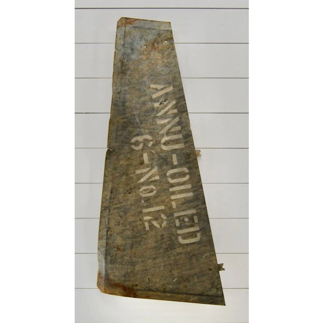 American 1940s Windmill Blade 36" Original Paint For Sale - Image 3 of 5