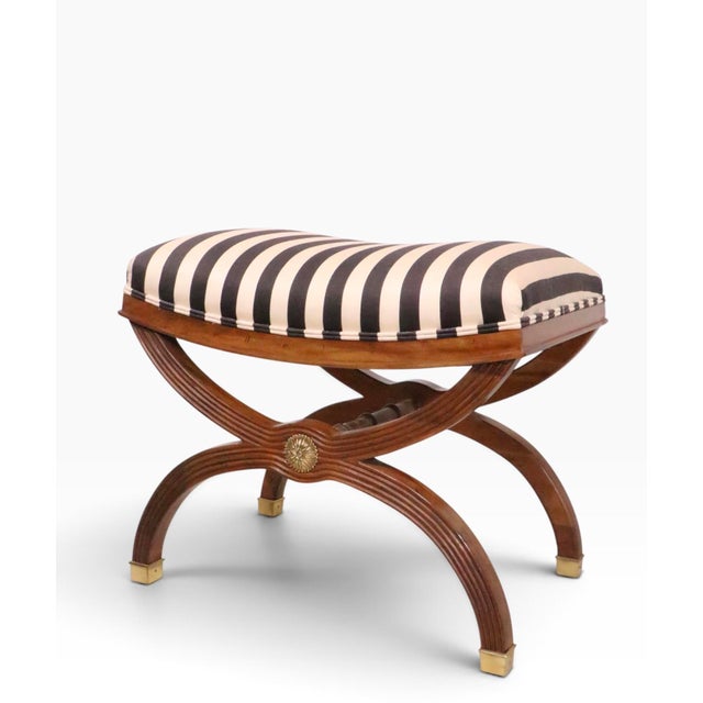 Pr. Regency Revival Bench Ottomans For Sale - Image 12 of 17