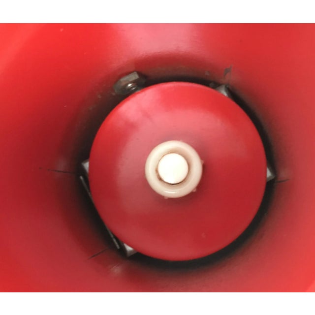 Mid-Century Modern Minimalist Red Wall Lamps, Set of 2 For Sale - Image 10 of 18