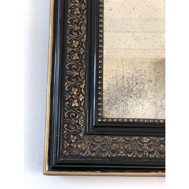 French Large Antique French Louis Philippe Full-Length Giltwood Mirror, Late 19th Century For Sale - Image 3 of 10