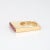 Tiffany and Co. Vintage Tiffany & Co Square Ruby & 18k Yellow Gold Ring Size 6 For Sale - Image 4 of 7