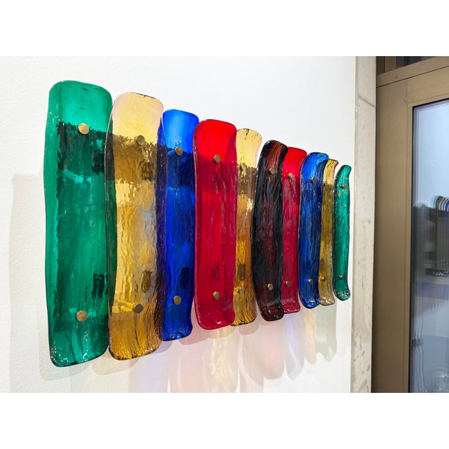 Large Wall Lamp in Murano Glass by J. T. Kalmar, 1960s For Sale - Image 6 of 9