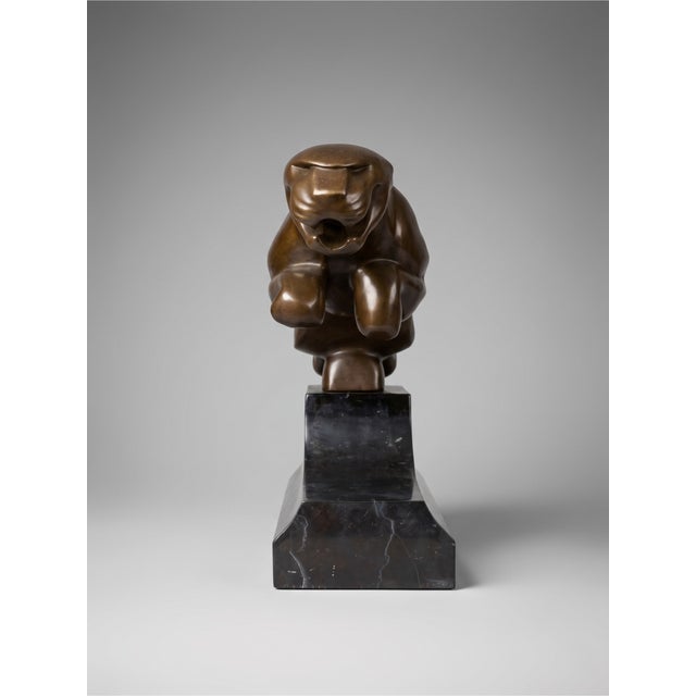 Unknown, Panther Sculpture, 2000s, Bronze For Sale - Image 4 of 18