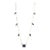 2.1carat Deep Blue Sapphire Charm Diamond Necklace in 14k Gold For Sale