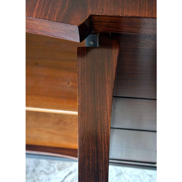 Mid 20th Century Art Deco Italian Sapele Wood Sideboard For Sale - Image 12 of 18