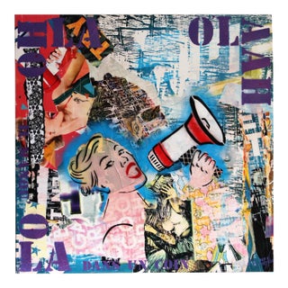 Christophe Stouvenel, Il Manque Ola (dans un coin), 2017, Mixed Media For Sale