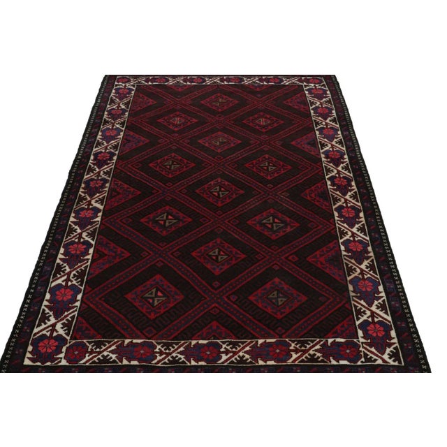 Tribal Rug & Kilim’s Baluch Tribal Rug With Colorful Geometric Patterns For Sale - Image 3 of 7