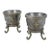 Late 20th Century Pair of Metal Planters Attributed to Maitland Smith For Sale