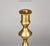 French Antique French Brass Candlestick Holders Set of 2 For Sale - Image 3 of 6