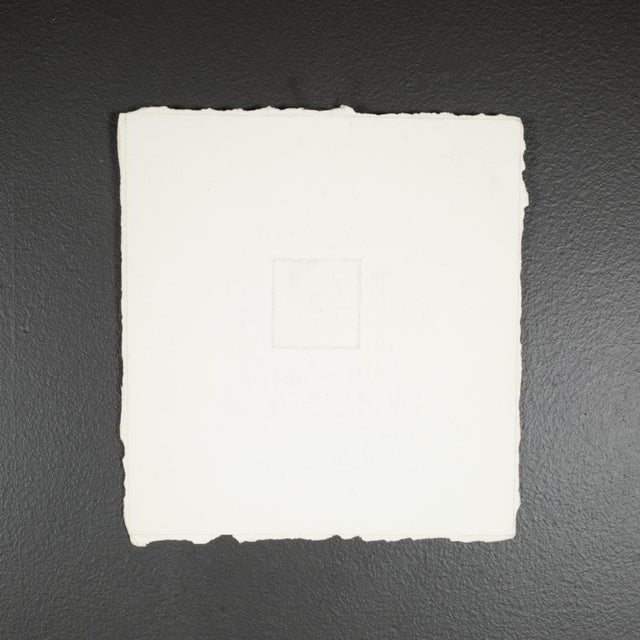 The American School Ruth Leaf, Self Portrait, Embosed Screenprint, Limited Edition Etching 12/25 Signed For Sale - Image 3 of 3