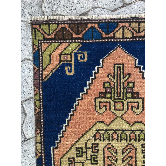 Vintage Turkish Handmade Rug For Sale - Image 4 of 6