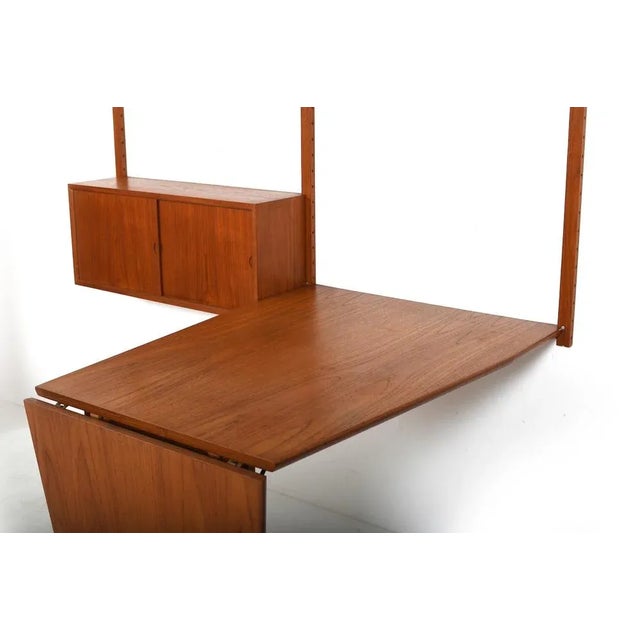 Royal System with Conical Desk in Teak by Poul Cadovius, 1960s For Sale - Image 12 of 13