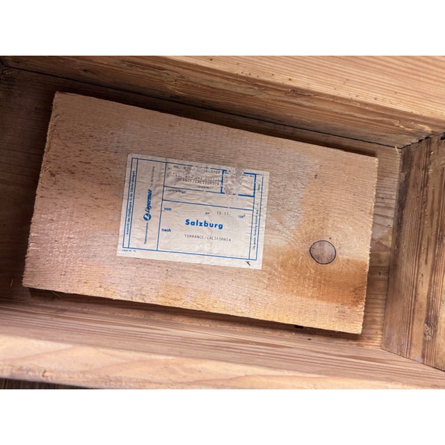 19th Century Austrian Wood Dowry Chest Trunk For Sale In San Francisco - Image 6 of 12