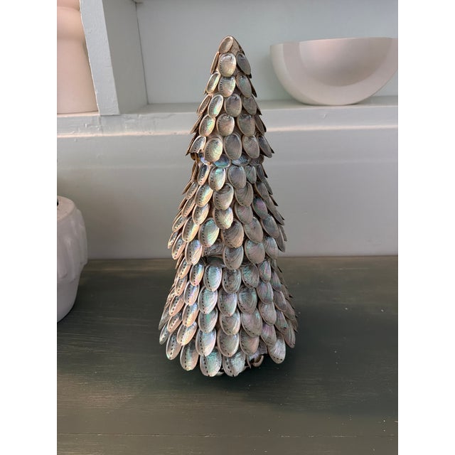 Large Abalone Shell Decorative Tree Sculpture, 17” For Sale - Image 11 of 13