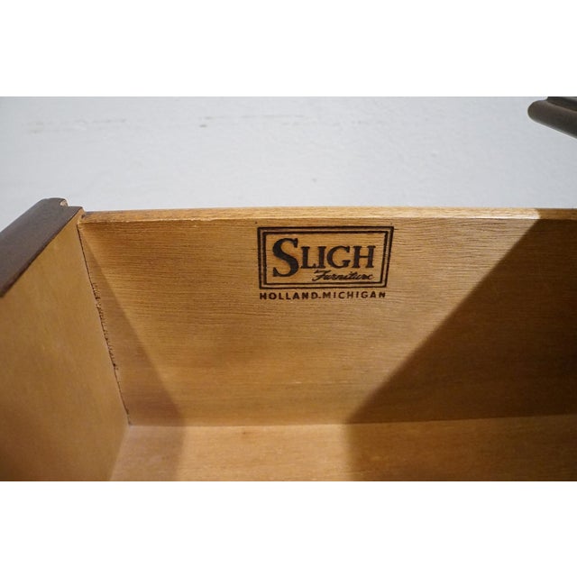 Brown Sligh Furniture Solid Mahogany Traditional Style 22" File Cabinet For Sale - Image 8 of 12