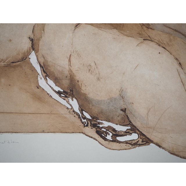 Sylviane Canini, Immersion: The Woman in the Bath, Original Etching For Sale - Image 4 of 6