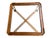 Vintage Faux Bamboo Brass & Glass Coffee Table | Hollywood Regency Chinoiserie Cocktail Table | Campaign Style Designer Square Coffee Table For Sale - Image 13 of 13