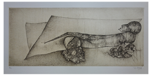 Fred Deux, The Dreamer, Original Etching