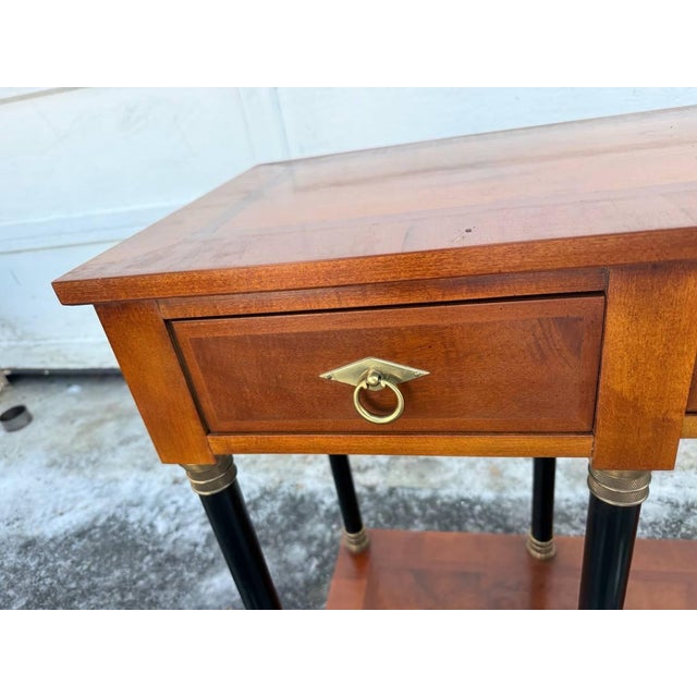 Late 20th Century Biedermeier Style Console Table by Century Furniture For Sale - Image 13 of 18