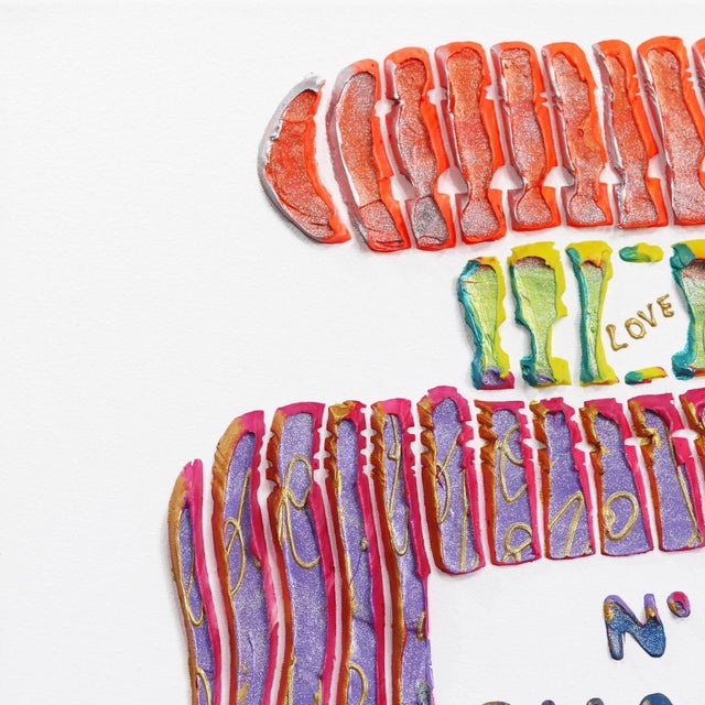 Playing with the interaction between positive and negative space, strong colors on neutral backgrounds, Canadian artist...