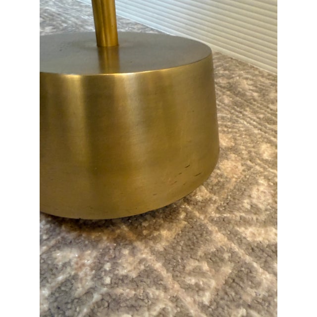 Steelcase for West Elm Maisi Marble + Brass Side Table For Sale - Image 11 of 12