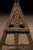 1920s Art Deco Cast Iron & Potoro Marble Smoking Stand With Fleur-De-Lis Finial For Sale - Image 9 of 10