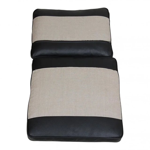 Model 2323 3-Seater Sofa in Black Bison Leather by Børge Mogensen for Fredericia For Sale - Image 9 of 10
