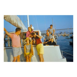 Toni Frissell 'Colourful Crew' Archival Pigment Print Framed in Brown For Sale