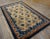 Red 1890s Beige Field Ruyi Cloud Shou Symbols Antique Chinese Kansu Small Rug For Sale - Image 8 of 15