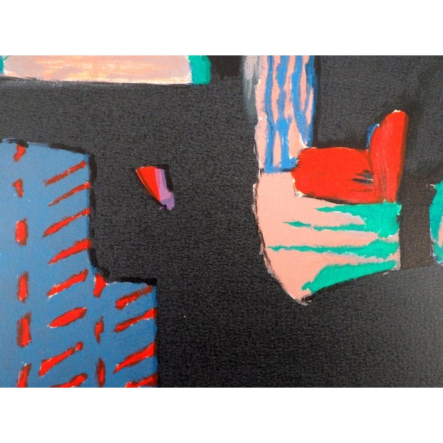 Modern Gabriel Godard, Nature morte au bouquet multicolore, Lithograph For Sale - Image 3 of 7