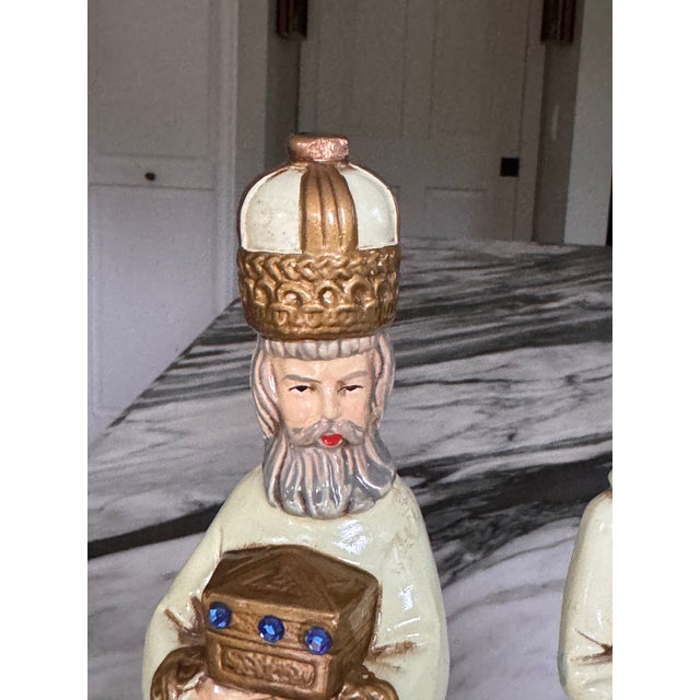 Mid-Century Modern Three Wisemen Figures - Set of 3 For Sale - Image 9 of 12