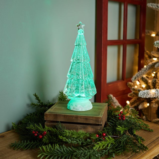 Contemporary Green LED Christmas Tree 12"H For Sale - Image 3 of 6