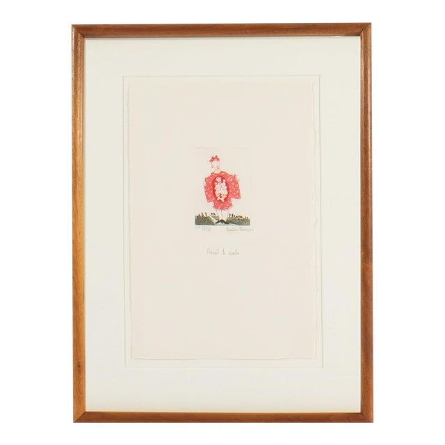 “Before Birth” Aquatint Print by Christine Thouzeau For Sale