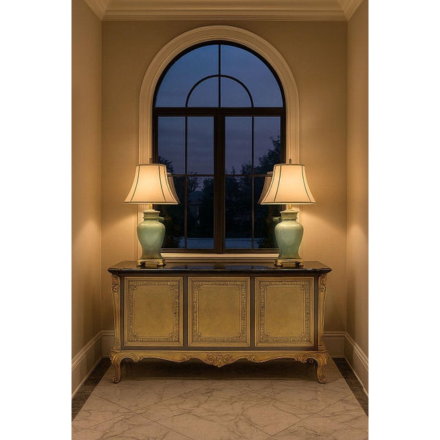 Lamps Turquoise Porcelain & Brass Ginger Jar For Sale - Image 12 of 12