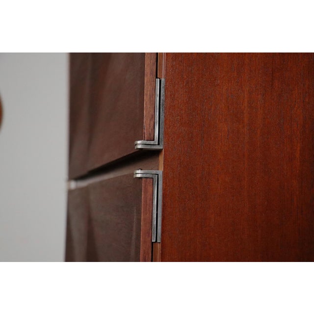 Brown Pointe De Diamant Highboards by Philippon and Lecoq for Behr, 1960s For Sale - Image 8 of 18