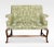 Queen Ann Style Walnut Framed Settee, 1890s For Sale - Image 5 of 8