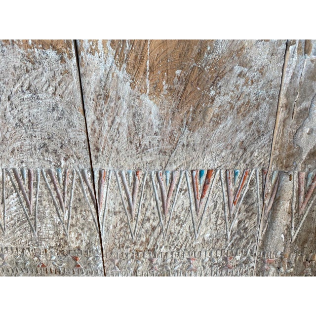 Andrianna Shamaris Hand Carved Panel Symbolizing Peace and Happiness For Sale - Image 14 of 18