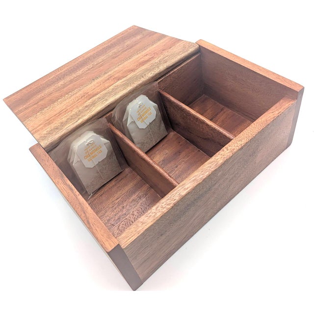 Wood Late 20th Century Handcrafted Wood Jewelry Box With Decorative Sterling Silver Plaque For Sale - Image 7 of 14