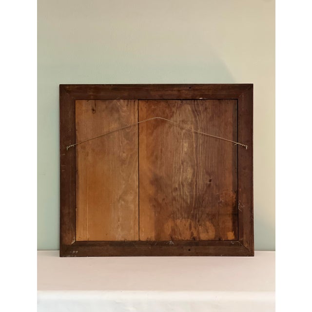 19th Century Victorian Parcel Gilt and Ebonized Walnut Mirror With Deep Frame For Sale - Image 10 of 10