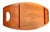 Wood 1950s Vintage Teak Large Dansk Surfboard Shape Serving Tray by Jens Quistgaard With Four Ducks Logo For Sale - Image 7 of 8