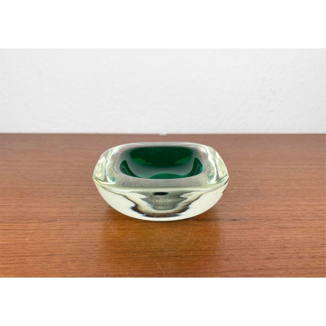 Vintage Italian Sommerso Murano Glass Bowl, 1970s For Sale - Image 4 of 15
