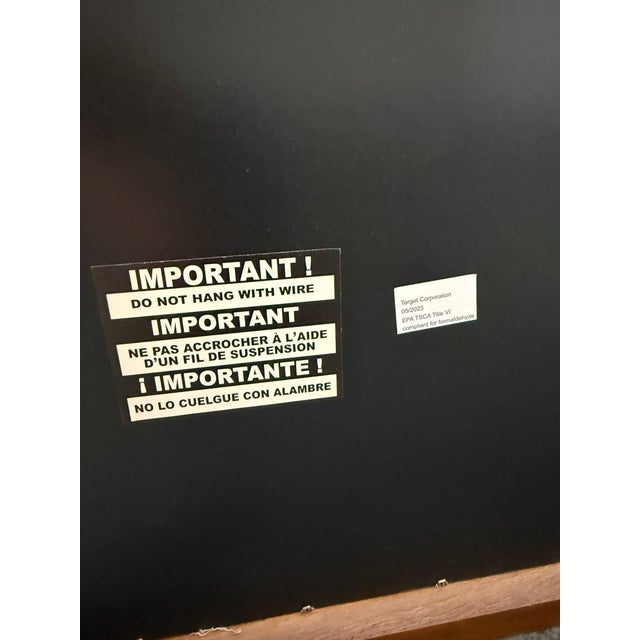 Glass Threshold Wood Floor Mirror For Sale - Image 7 of 12