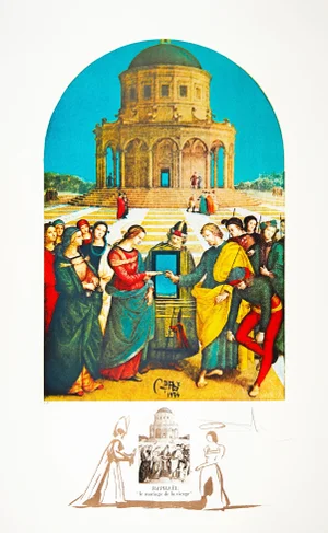 Salvador Dalí "Le Marriage De La Vierge" (Marriage of the Virgin)