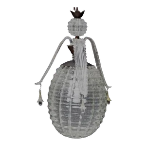 Mid-Century Italian Murano Glass Pineapple Hanging Ceiling Lamp